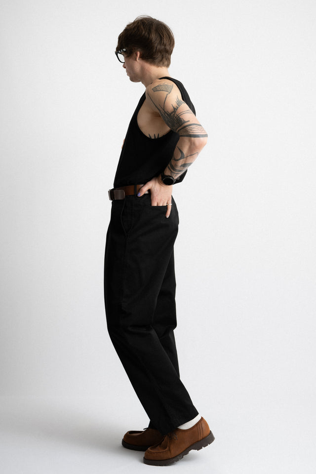 nanamica Japan FW24 men's collection Wide Chino Pants Black Perfect Circle men's seasonal & consignment fashion shop