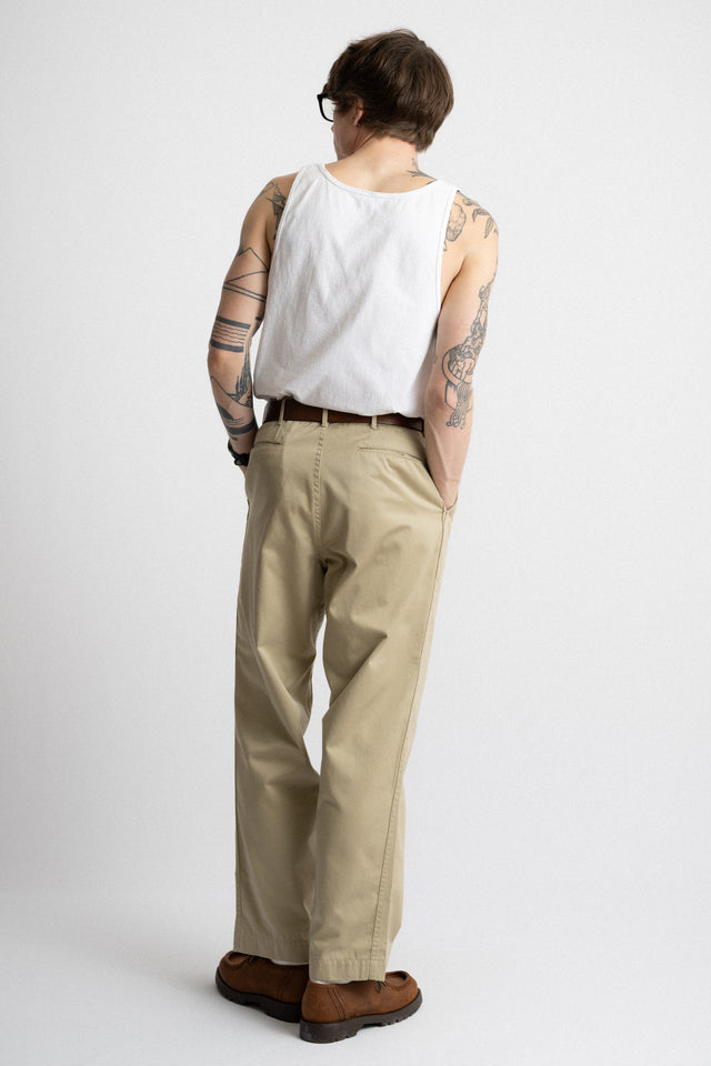 nanamica Japan FW24 men's collection Wide Chino Pants Khaki Perfect Circle men's seasonal & consignment fashion shop