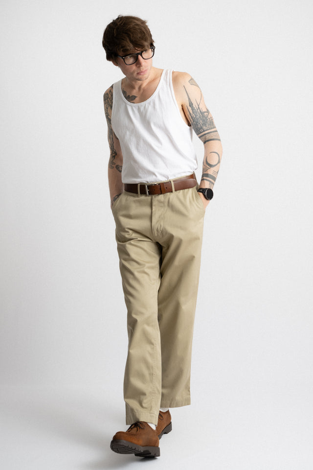 nanamica Japan FW24 men's collection Wide Chino Pants Khaki Perfect Circle men's seasonal & consignment fashion shop