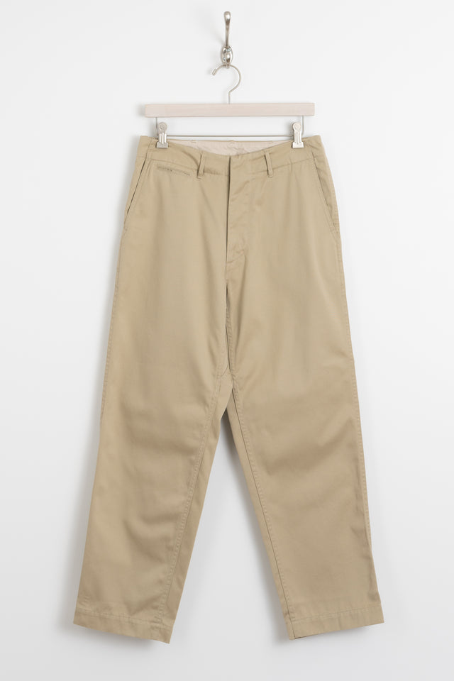 nanamica Japan FW24 men's collection Wide Chino Pants Khaki Perfect Circle men's seasonal & consignment fashion shop