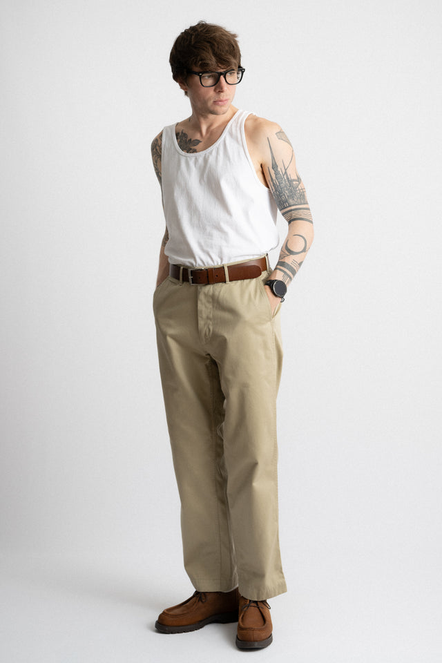 nanamica Japan FW24 men's collection Wide Chino Pants Khaki Perfect Circle men's seasonal & consignment fashion shop