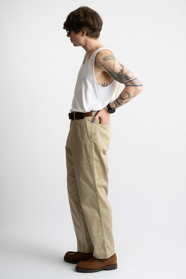 nanamica Japan FW24 men's collection Wide Chino Pants Khaki Perfect Circle men's seasonal & consignment fashion shop