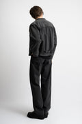orSlow Japan FW24 men's collection WWII Type 1 Black Denim Jacket Stone Wash Perfect Circle men's seasonal & consignment fashion shop