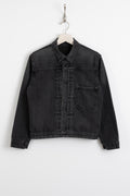 orSlow Japan FW24 men's collection WWII Type 1 Black Denim Jacket Stone Wash Perfect Circle men's seasonal & consignment fashion shop