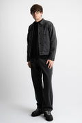 orSlow Japan FW24 men's collection WWII Type 1 Black Denim Jacket Stone Wash Perfect Circle men's seasonal & consignment fashion shop