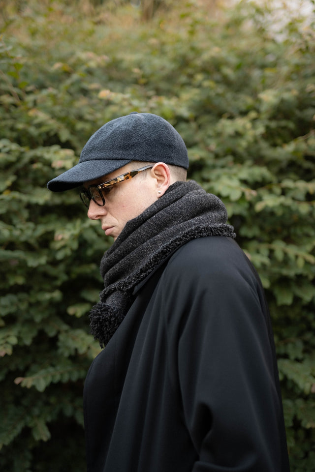 Yoko Sakamoto, Gift Shop Cap Silk / Linen, Black