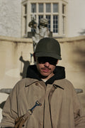 Found Feather Japan 6 Panel Baseball Hat Reverse Cotton Sateen Olive Calculus Victoria BC Canada
