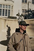 Found Feather Japan 6 Panel Baseball Hat Reverse Cotton Sateen Olive Calculus Victoria BC Canada