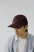 Found Feather FW21 Japan 6 Panel Baseball Cap Wine Corduroy Calculus Victoria BC Canada