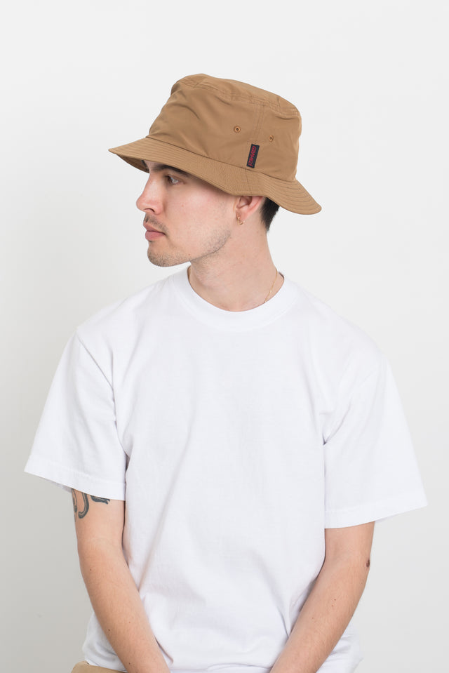 Gramicci Japan SS23 Shell Bucket Hat Tan Calculus Victoria BC Canada