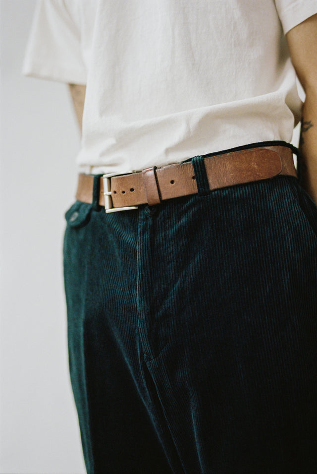 Ends and Means AW21 FW21 Japan Grandpa Cord Trousers Navy EM-ST-P04 Calculus Victoria BC Canada